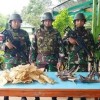 Yonif 411Kostrad Amankan Tanduk Rusa Ilegal